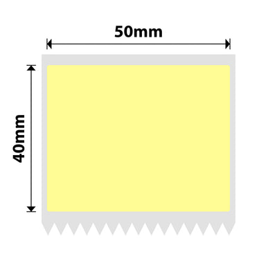 NB730 - NIIMBOT - K2 / K3 ONLY - 50X40MM - 740 BRIGHT YELLOW LABELS