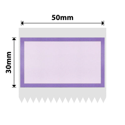 NB731 - NIIMBOT - B1 / B21 / B3S / B4 - 50X30MM - 230 PURPLE BORDER LABELS