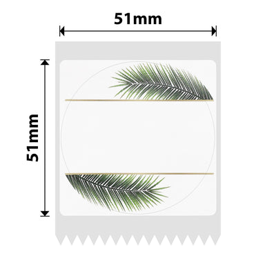 NB734 - NIIMBOT - B1 / B21 / B3S / B4 - 51X51MM - 140 LEAF ROUND LABELS