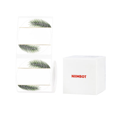 NB734 - NIIMBOT - B1 / B21 / B3S / B4 - 51X51MM - 140 LEAF ROUND LABELS