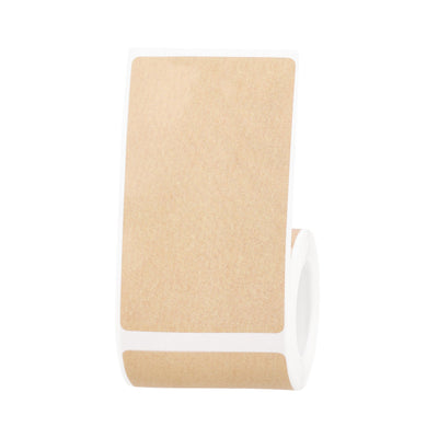 NB735 - NIIMBOT - B1, B2, B21_PRO MODELS ONLY - 50X80MM - 95 RED & BLACK DUAL COLOUR KRAFT PAPER LABELS