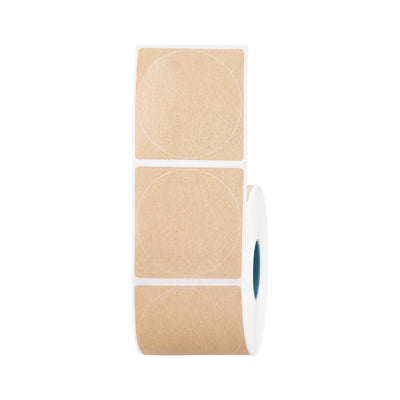 NB737 - NIIMBOT - K2 / K3 - 50X50MM - 600 KRAFT ROUND LABELS