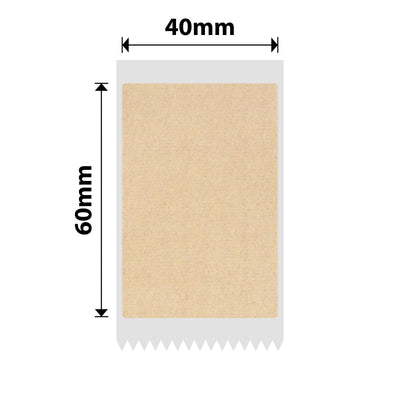 NB745 - NIIMBOT - B1 / B21 / B3S / B4 - 40X60MM - 125 KRAFT LABELS