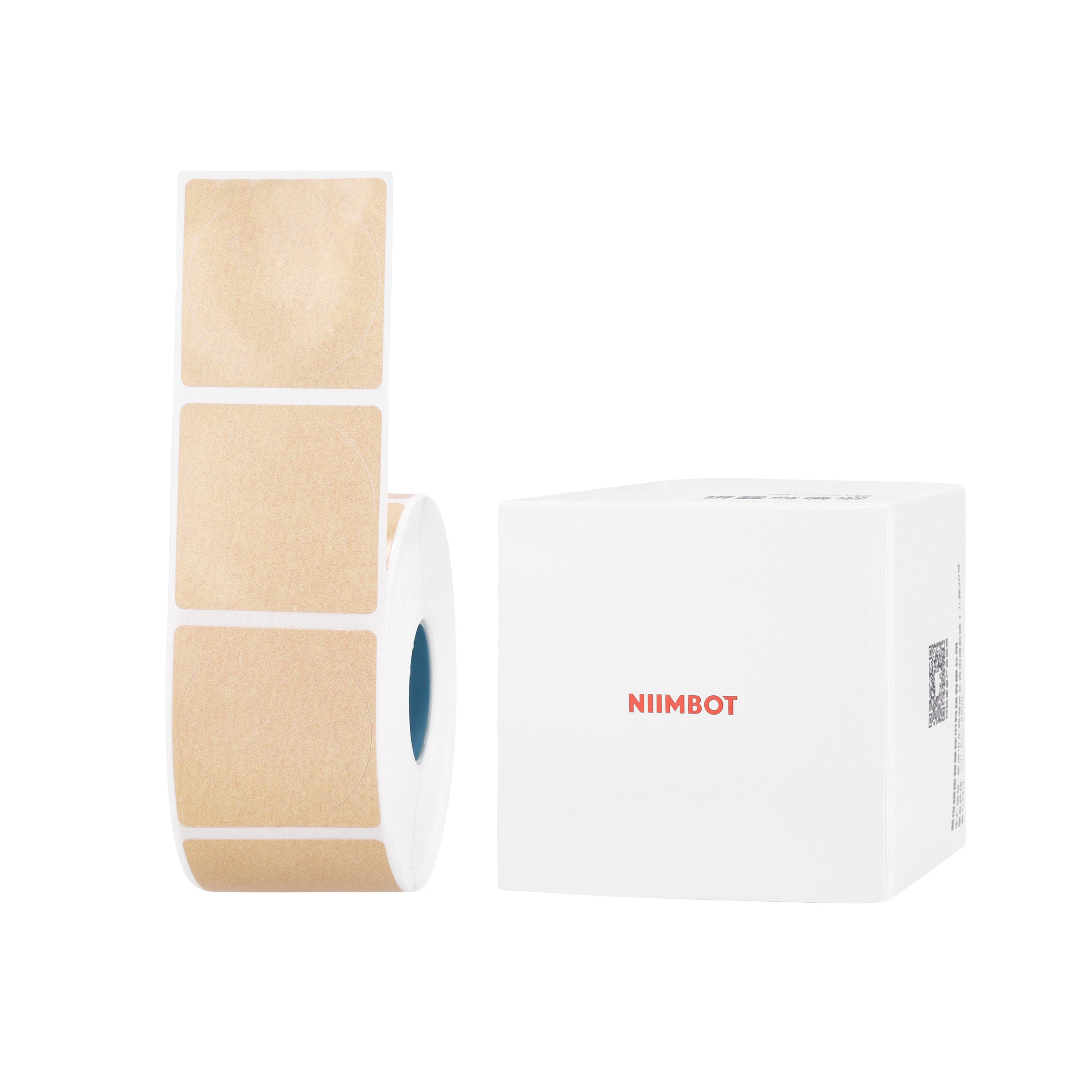 NB748 - NIIMBOT - K2 / K3 - 40X40MM - 740 KRAFT ROUND LABELS