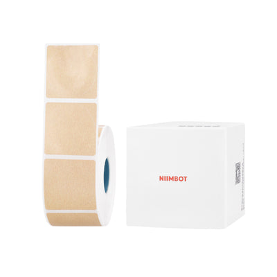 NB748 - NIIMBOT - K2 / K3 - 40X40MM - 740 KRAFT ROUND LABELS