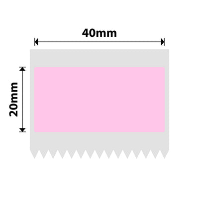NB751 - NIIMBOT - B1 / B21 / B3S / B4 - 40X20MM - 320 PINK LABELS