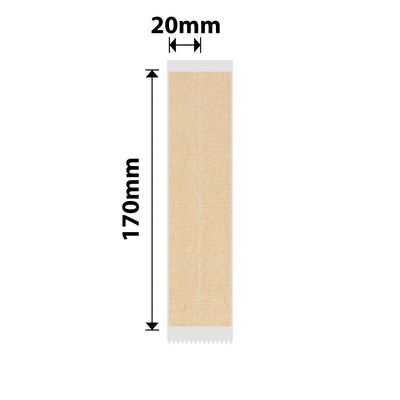 NB757 - NIIMBOT - B1 / B21 / B3S / B4 - 20X170MM / 2LINES - 90 KRAFT FILE LABELS
