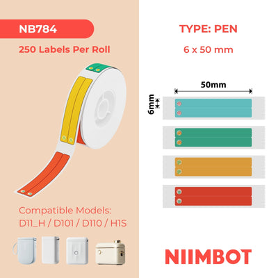 NIIMBOT - Gamma D - 6x50mm/2L - Dino Land - 250 etichette
