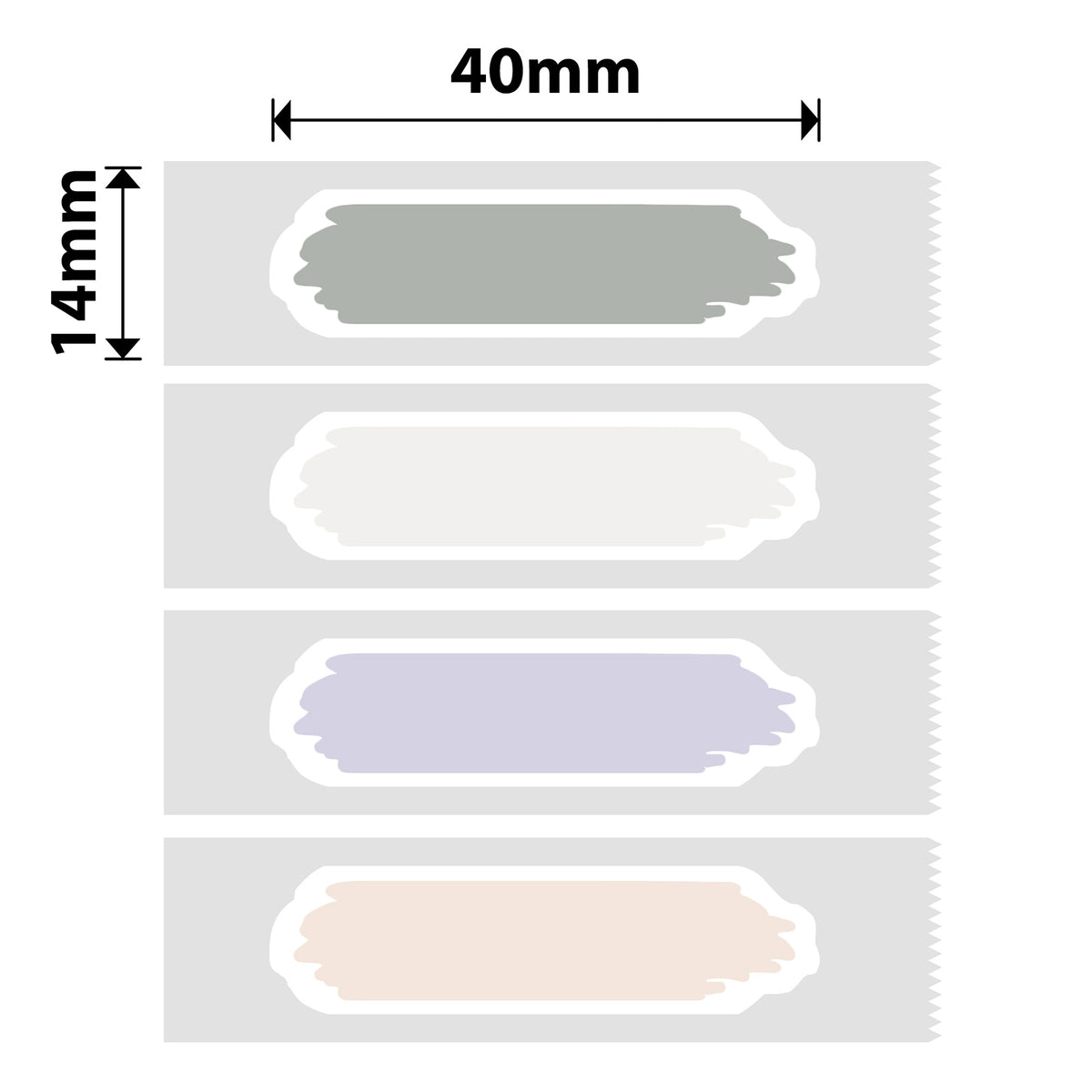 NIIMBOT - N1 - 14x40mm - Colorful A - 155 Labels - CN