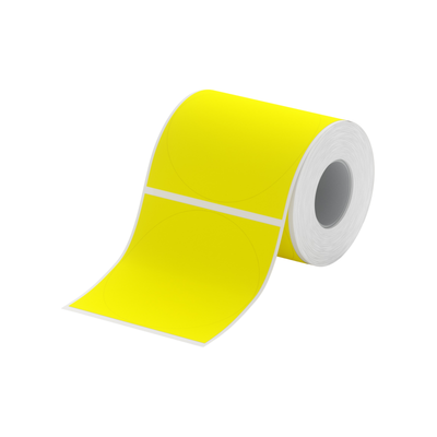 NB799 - NIIMBOT - B1 / B21 / B3S / B4 - 50X50MM - 145 YELLOW ROUND REMOVABLE LABELS