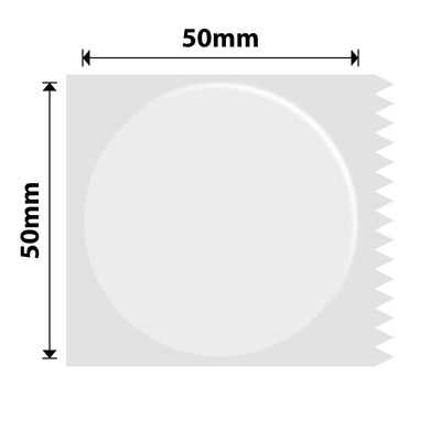 NIIMBOT-M Gamme-50x50mm-Rondes transparentes-140 étiquettes