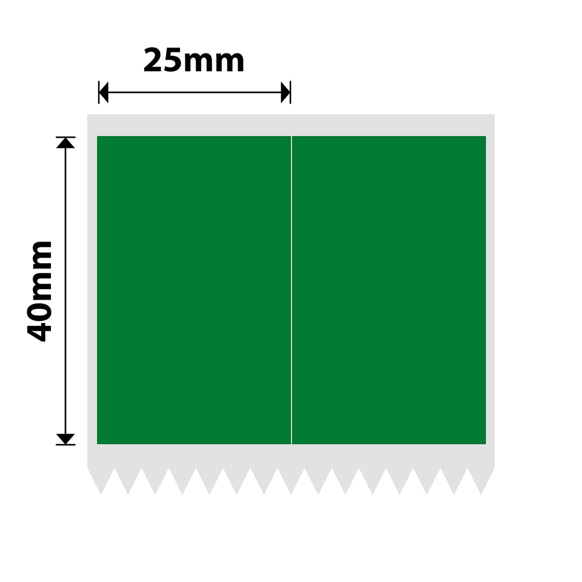 NIIMBOT-M Plage de mesure : 25 x 40 mm/2L-Vert-370 étiquettes