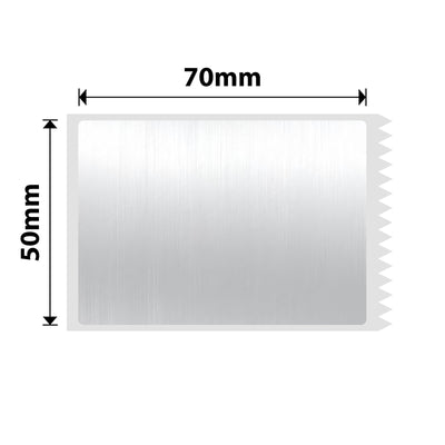 NIIMBOT - M Gamma - 50x70mm - Argento spazzolato - 80 etichette
