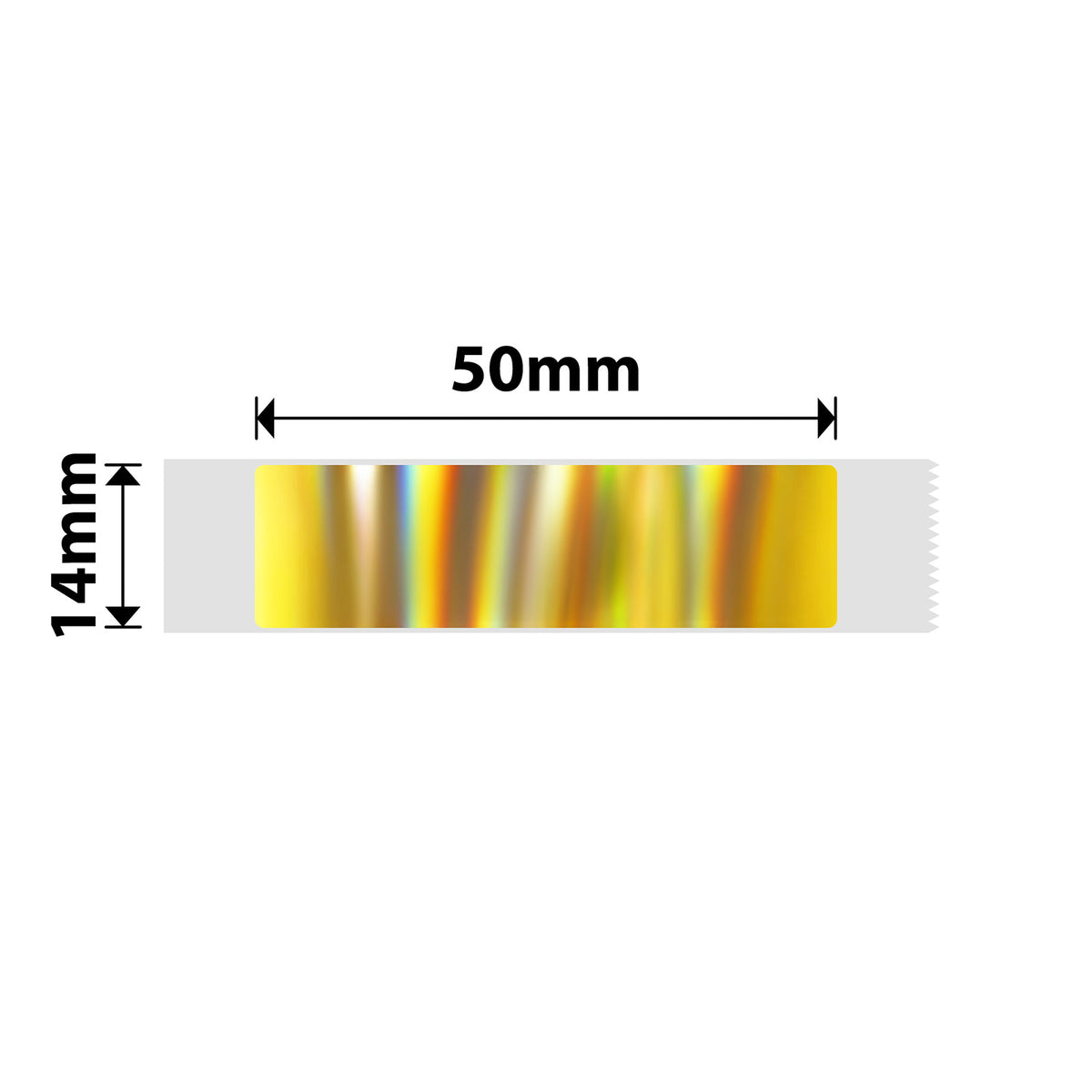NIIMBOT - N1 - 14x50mm - Hologram - G - 125 Labels