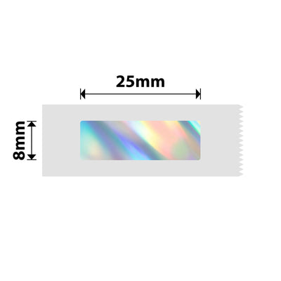 NIIMBOT - N1 - 8x25mm - Olografico laser argento - 225 etichette