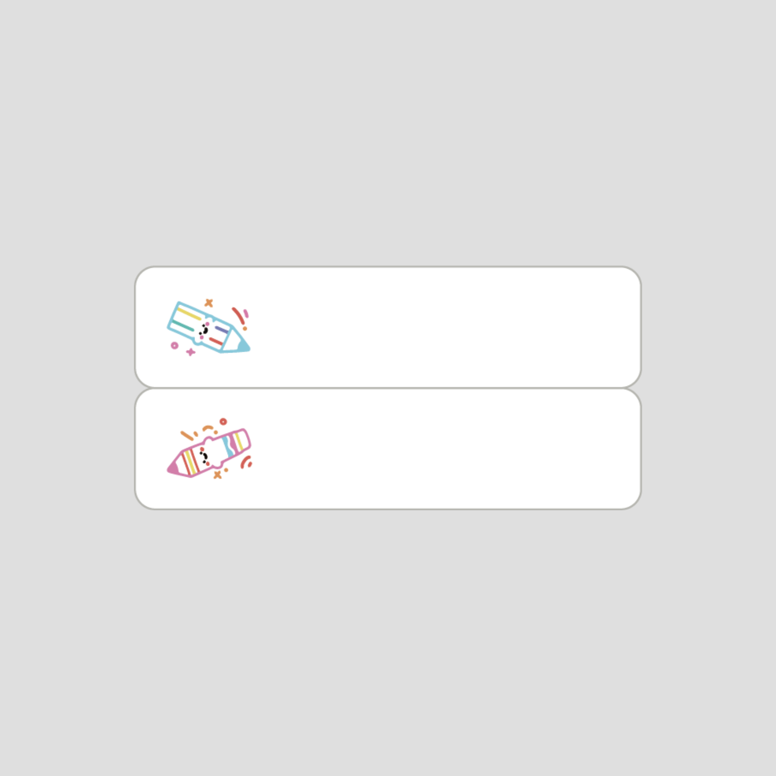 NIIMBOT - B18 / N1 - 6X25MM / 2L - 420 FUN VERTICAL PEN STICKER LABELS