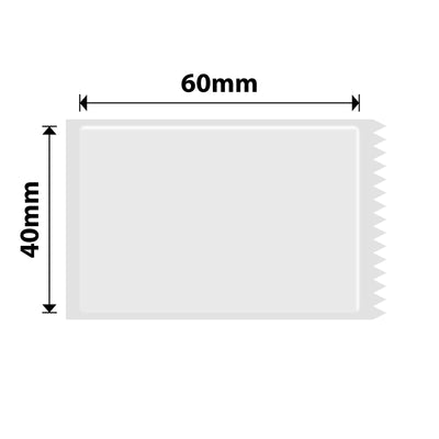 NIIMBOT-M Gamme-40 x 60 mm-Transparent-115 étiquettes