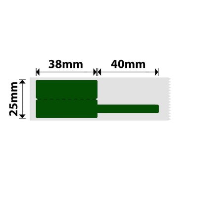 NIIMBOT - M Range - 25x38+40mm - Green Cable - 80 Labels - CN