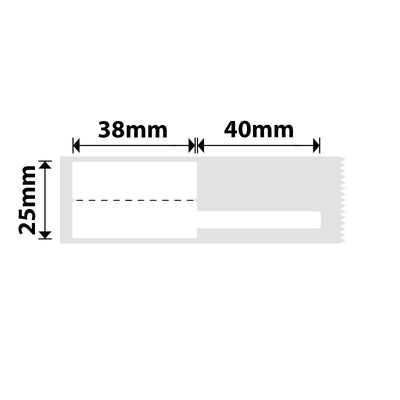 NIIMBOT - M Range - 25x38+40mm - White Cable - 80 Labels