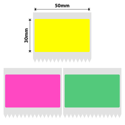 NIIMBOT-Gamme B-50 x 30 mm-Couleurs néon-230 étiquettes
