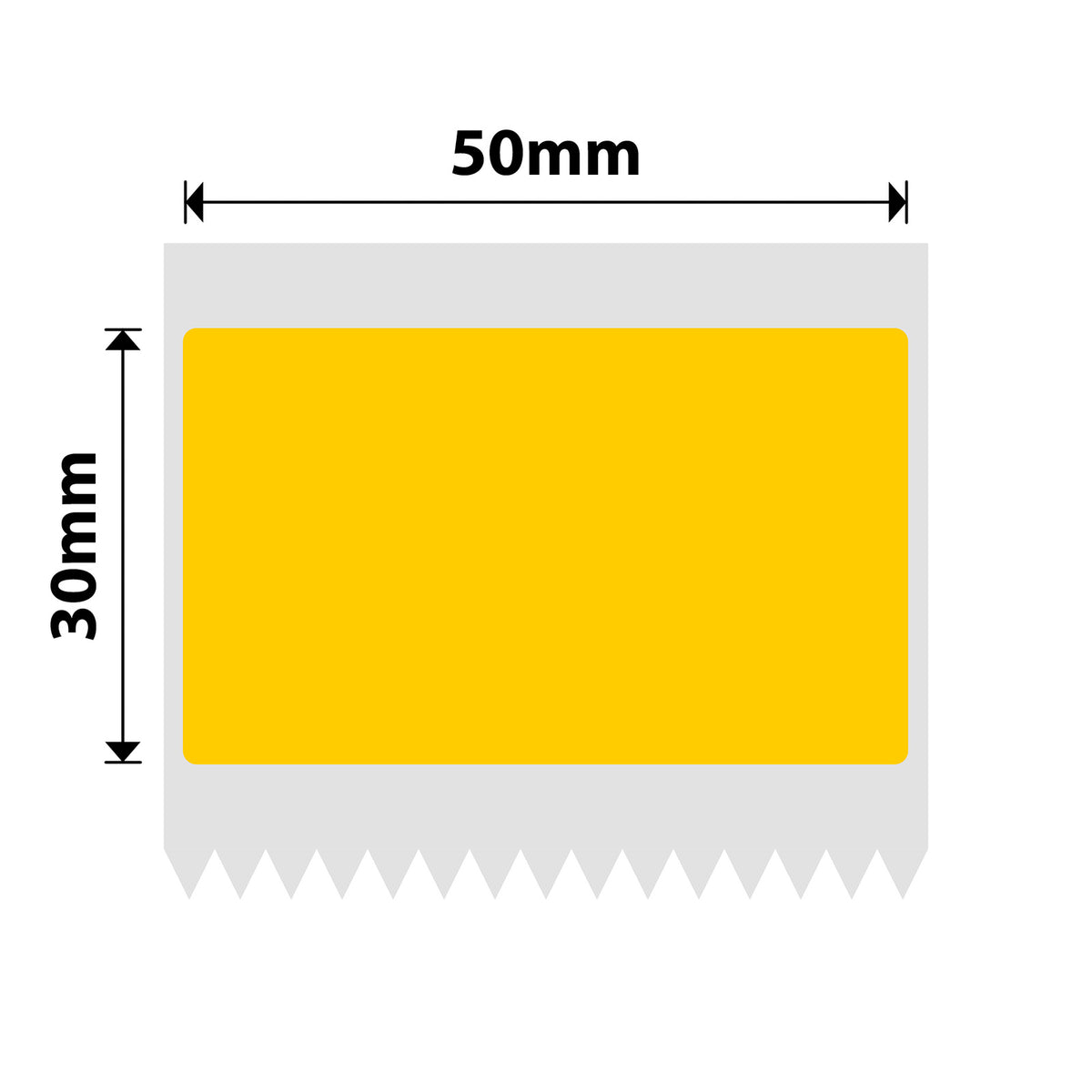 NIIMBOT - B Range - 50x30mm - Orange - 230 Labels