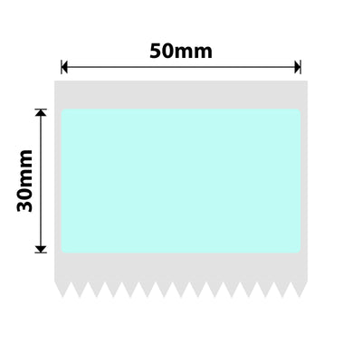 NIIMBOT-Gamme B-50 x 30 mm-Bleu clair-230 étiquettes