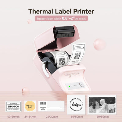 NB109 - NIIMBOT - B21S - PORTABLE THERMAL LABEL BLUETOOTH PRINTER INCL FREE LABEL (50X30MM)