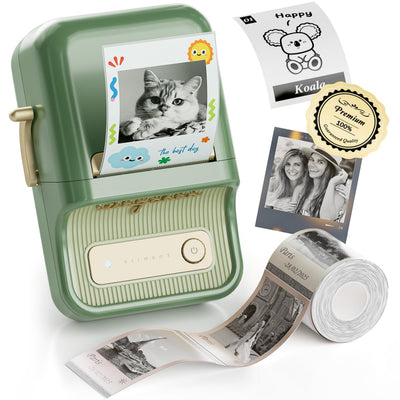 NB607 - NIIMBOT - B21_PRO - 300DPI - PORTABLE THERMAL LABEL BLUETOOTH PRINTER INCL FREE LABEL ROLL (50X30MM)