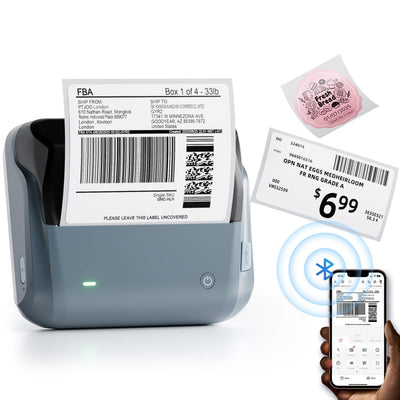 NB609 - NIIMBOT - B4 - BLUETOOTH PORTABLE SHIPPING THERMAL LABEL PRINTER WITH FREE ROLL