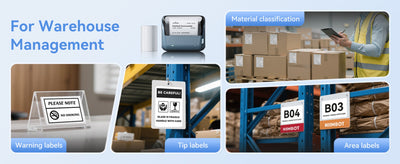 NB609 - NIIMBOT - B4 - BLUETOOTH PORTABLE SHIPPING THERMAL LABEL PRINTER WITH FREE ROLL
