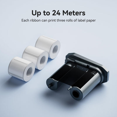 NB604 - NIIMBOT - M2_H ONLY - RIBBON CARTRIDGES - THERMAL TRANSFER - 24 METERS - +- 3 NIIMBOT LABEL ROLLS YIELD