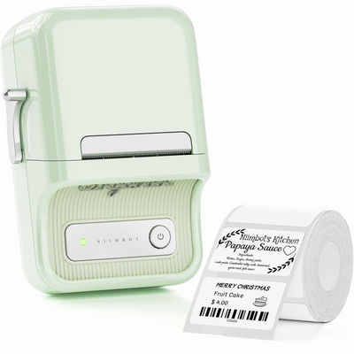 NB109 - NIIMBOT - B21S - PORTABLE THERMAL LABEL BLUETOOTH PRINTER INCL FREE LABEL (50X30MM)