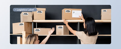 NIIMBOT - K3_W - IMPRIMANTE D'ÉTIQUETTES THERMIQUE PROFESSIONNELLE BLUETOOTH ET WIFI - INCLUT UN ROULEAU D'ÉTIQUETTES 50*30MM DE 900 ÉTIQUETTES