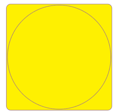 NB516 - NIIMBOT - B1 / B21 / B3S / B4 - 50X50MM - 150 YELLOW ROUND LABELS