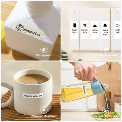 NB524 - NIIMBOT - D110_M - PORTABLE BLUETOOTH LABEL PRINTER INCL FREE LABEL ROLL (12X40MM)